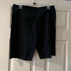 Women’s Offline by Aerie 9” Inseam Hi-Rise Black Bike Shorts Size XXL